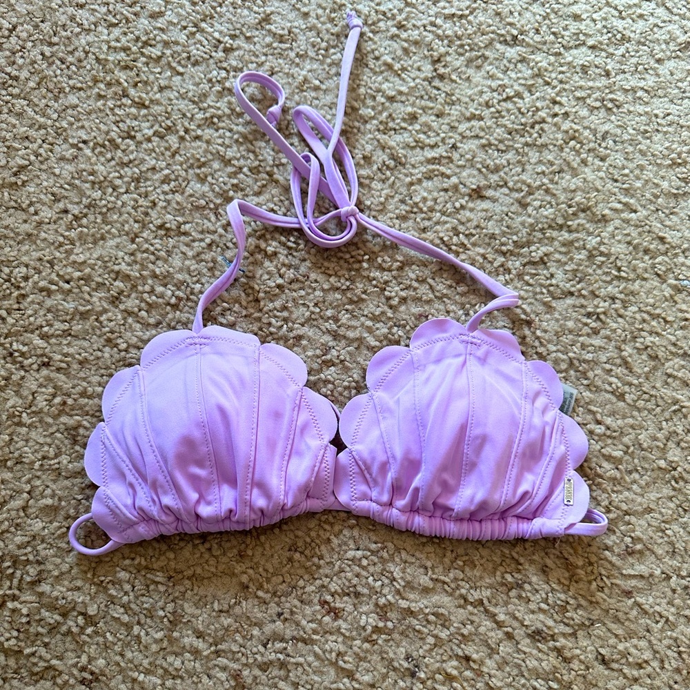 PINK Mermaid Shell Swim Top💜